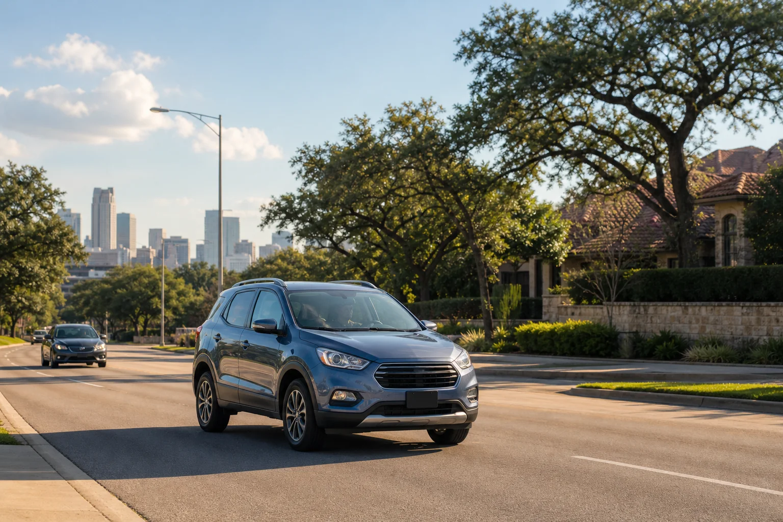 Representative used vehicle on an urban and suburban Texas route for Abilene drivers